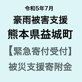 【ふるさと納税】【令和5年7月 災害支援緊急寄附受付】熊本県益城町 災害応援寄附金（返礼品はありません）