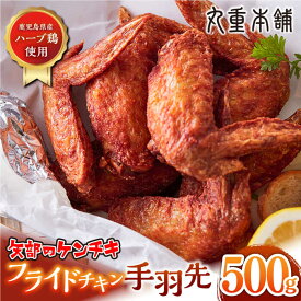 【ふるさと納税】矢部のケンチキ 手羽先 500g 熊本 山都町 鶏肉 チキン クリスマス パーティ【有限会社 丸重ミート】[YAK009] 5000 5,000 5000円 5,000円