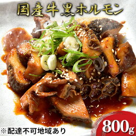 【ふるさと納税】ほるもんじいぃの国産牛黒ホルモン(10袋) 肉の加工品