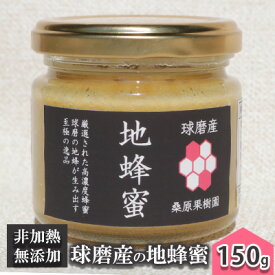【ふるさと納税】はちみつ 無添加 非加熱 希少 球磨産 地蜂蜜 150g×1本 加工食品