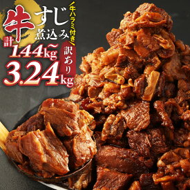 【ふるさと納税】訳あり 牛すじ煮込み 選べる内容量 ( 8パック / 9パック / 10パック / 12パック / 16パック / 18パック ) 1袋あたり180g | 10000円 ～ 20000円 1万円 ～ 2万円 小分け レンジ 冷凍 簡単調理 惣菜 おかず おつまみ 熊本県 湯前町 送料無料