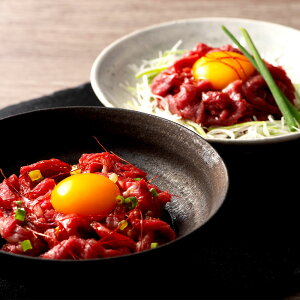 【ふるさと納税】熊本特産馬刺し ユッケ食べ比べセット ふじ馬刺しユッケ×2・ネギトロ×1・国産馬刺しユッケ×2 計250g 各50g タレ・生姜付き 馬刺 馬肉 お肉 詰め合わせ たれ しょうゆ コチジ