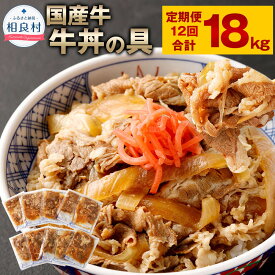 【ふるさと納税】【選べる定期便】 牛丼の具 1回あたり約1.5kg 約150g×10パック 定期便 3回 4回 5回 6回 12回 牛丼 国産 牛肉 牛バラ お肉 簡単調理 湯煎 レンジ 惣菜 時短 冷凍 送料無料