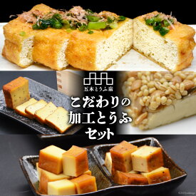 【ふるさと納税】 五木とうふ店　こだわりの加工とうふセット [五木とうふ店 熊本県 五木村 51120301] 豆腐 とうふ セット 豆腐セット こだわり こだわり加工
