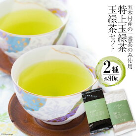【ふるさと納税】 お茶 特上玉緑茶・玉緑茶セット [松井製茶工場 熊本県 五木村 51120305] 緑茶 熊本県 特産