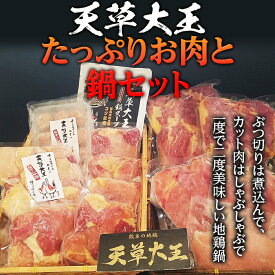 【ふるさと納税】天草大王　たっぷりお肉と鍋セット FKP9-347