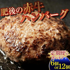 【ふるさと納税】 ☆レビュー 4.76☆ 《回数と容量が選べる》 肥後の赤牛ハンバーグ150g 熊本県産和牛 あか牛 大容量 ハンバーグ 肉 牛肉 簡単 調理 人気 小分け 個別包装 冷凍 詰合せ セット 国産 定期便 FKP9-581var