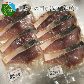 【ふるさと納税】関ぶり 西京漬け 切身 約80g×8切 天然ぶり 関ブリ ブリ ブランド魚 西京味噌 味噌漬け プロトン凍結 一本釣り 小分け 冷凍 食品 ギフト 贈り物 魚介 海産物 お取り寄せ お取り寄せグルメ 送料無料 E22013