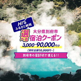 【ふるさと納税】≪選べる返礼品≫ HIS ふるさと納税宿泊予約専用クーポン 大分県 別府市 旅行クーポン トラベルクーポン ホテル 旅館 温泉 宿泊補助 旅行支援 HIS宿泊予約サイト専用 電子クーポン 観光 旅行 体験型 九州 節約 お出かけ 地獄めぐり 足湯