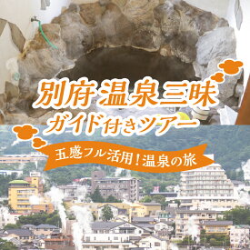 【ふるさと納税】普段は味わえない、別府温泉の魅力を存分に体感！ 別府 温泉三昧 ガイド付き ツアー 体験 観光 旅行 お出かけ トラベル 特別 堪能 五感 温泉スポット 温泉巡り 温泉の旅 昼食付き リフレッシュ リラックス おすすめ 大分県 送料無料 体験型 節約