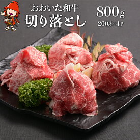 【ふるさと納税】おおいた和牛 切り落とし 合計800g （200g×4パック） 豊後牛 小分け バラ 焼肉 すき焼き 肉質 4等級以上 お肉 肉 和牛 国産 九州産 大分県産 冷凍 送料無料