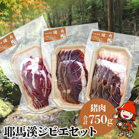 【ふるさと納税】 耶馬溪ジビエセット 猪肉 ロース バラ肉 もも肉 各250g スライス肉 いのしし肉 猪 焼肉 焼き肉セット 大分県産 九州産 国産 冷凍 送料無料／熨斗対応可 お歳暮 お中元 など