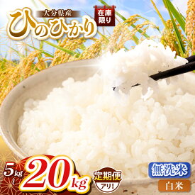 【ふるさと納税】 令和7年産 大分県産 ヒノヒカリ 白米 / 無洗米 選べる内容量 5 ～ 20kg ( 5kg 小分け 配送 ) 発送回数 1回 ～ 3回 | お米 米 おこめ こめ 精米 ひのひかり 単一米 ご飯 九州産 国産 国産米 大分県米 九州米 大分県 中津市 数量限定 kome ごはん