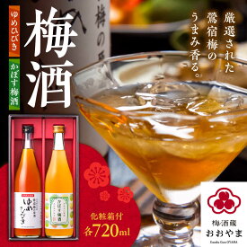 【ふるさと納税】梅酒蔵おおやま 梅酒セット(梅酒・かぼす梅酒) 各720ml　日田市 / 株式会社おおやま夢工房 梅酒 梅 ウメ[ARCW013]
