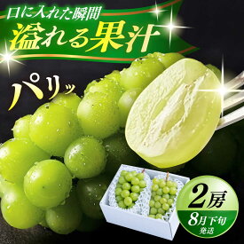 【ふるさと納税】【先行予約・26年8月以降発送】日田産シャインマスカット2房(約1kg) 日田市 / 南国フルーツ株式会社 ブドウ 葡萄 ぶどう シャインマスカット 2房 15000円 1.5万円【配送不可地域：離島】[ARET005]