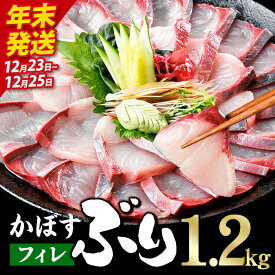 【ふるさと納税】＼年末発送！先行予約／かぼす ブリ フィレ (1.2kg) ぶり 鰤 刺身 国産 魚 海産物 海鮮丼 ぶりしゃぶ 冷蔵 【JP005-1223】【三共物商】