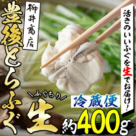 【ふるさと納税】＜着日指定必須＞とらふぐ 生ちり用 (400g) ふぐ フグ とらふぐ アラ あら ふぐり鍋 鍋 鮮魚 冷蔵 国産 天然 大分県 佐伯市【AB99】【柳井商店】