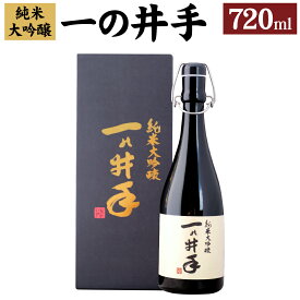 【ふるさと納税】純米大吟醸「一の井手」720ml 1本 アルコール 16度 純米 大吟醸 山田綿 お酒 日本酒 贈答用 贈り物 ギフト 国産 大分県 臼杵市 送料無料