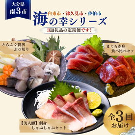 【ふるさと納税】 海鮮定期便 海鮮セット 大分県南 海鮮 3市 臼杵・津久見・佐伯 海の幸シリーズ | 海鮮定期便 海鮮丼 海鮮便 ぶり ブリ まぐろ マグロ ふぐ フグ 臼杵市 津久見市 佐伯市 海の幸 九州 送料無料
