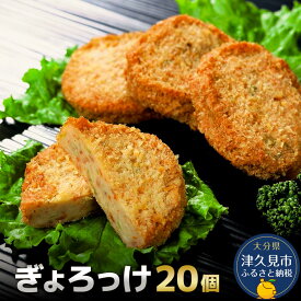 【ふるさと納税】魚のすり身コロッケ（ぎょろっけ）×20個 コロッケ お惣菜 大分県 九州 津久見市 国産