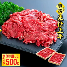 【ふるさと納税】豊後・米仕上牛 モモ バラ 切落し 500g 豊後高田市 限定 切り落とし 肉 牛肉 すきやき しゃぶしゃぶ 煮込み カレー 人気 送料無料