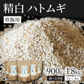 【ふるさと納税】精白 ハトムギ 1袋300g 選べる袋数 3～6袋 （ひきわりタイプ） 大分県産 はと麦 ご飯と一緒に炊ける！ はとむぎごはん 健康 美容 栄養 ご飯 国産 はと麦 はとむぎ スーパーフード 食物繊維 健康食品 穀物 送料無料