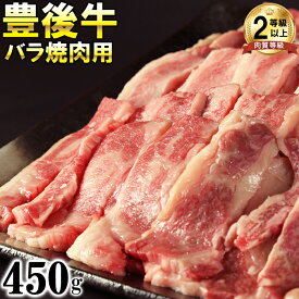 【ふるさと納税】豊後牛バラ焼肉用450g＜121-004_6＞