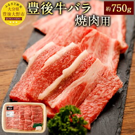 【ふるさと納税】豊後牛バラ 焼肉用 約750g 九州産 国産 大分県産 牛肉 牛バラ 冷蔵 送料無料