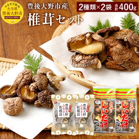 【ふるさと納税】椎茸セット 合計400g 2商品4袋セット 豊後大野市産 うまみだけ しいたけ どんこ 干ししいたけ 九州 原木栽培 送料無料