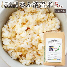 【ふるさと納税】＼年内発送／ 大分県産ひのひかり「ゆふ清流米」【5分つき】5kg | 大分 九州 返礼品 支援 納税 お取り寄せグルメ お取り寄せ 取り寄せ グルメ 米 こめ 5分つき 5分付 ひのひかり ブランド米 美味しいお米 5キロ ヒノヒカリ 人気 湯布院 由布院 ゆふいん
