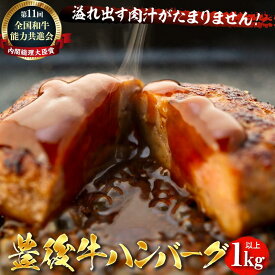 【ふるさと納税】＼年内発送／ 【湯布院】豊後牛ハンバーグ 90g×12個　計1kg以上 | 牛肉 肉 大分県 由布市 ゆふいん 冷凍 惣菜 お弁当 おかず 簡単 グルメ おつまみ 返礼品 お取り寄せ 湯布院 由布院