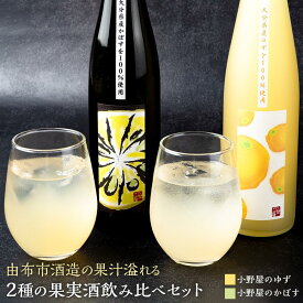 【ふるさと納税】【小野酒造】果実酒 2種 500ml×2本 飲み比べセット（小野屋のかぼす・小野屋のゆず） | 大分県 由布市 返礼品 支援 お酒 飲み比べ 飲み比べセット お取り寄せ アルコール 果実酒 アルコール飲料 詰め合わせ ゆず酒 かぼす 柑橘 柑橘類 湯布院