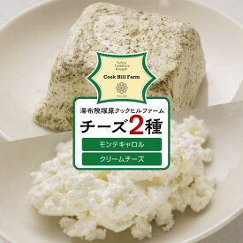 【ふるさと納税】ゆふいん牛乳でつくった 特選 無添加 チーズ 2種類（クリームチーズ・モンテキャトル）セット＜湯布院クックヒルファームからお届け＞ | チーズ クリームチーズ 詰め合わせ 詰合せ 湯布院 由布院 ゆふいん 大分県 由布市 大分 お取り寄せグルメ 食べ比べ
