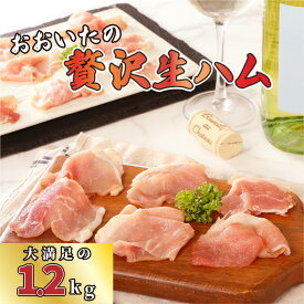 【ふるさと納税】生ハム 1.2kg 200g×6パック 切り落し ハム 国産 豚肉 大分県産豚肉100%使用 小分け もも肉 お取り寄せ グルメ ギフト 料理 おつまみ サラダ おもてなし パーティ おうちグルメ 大分県 送料無料