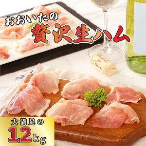 【ふるさと納税】生ハム 1.2kg 200g×6パック 切り落し ハム 国産 豚肉 大分県産豚肉100%使用 小分け もも肉 お取り寄せ グルメ ギフト 料理 おつまみ サラダ おもてなし パーティ おうちグルメ