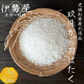 【ふるさと納税】 【令和7年産】 米 2合 3合 1kg 2kg 3kg 4kg 6kg 12kg ”玖珠から羽ばたく” 伊勢屋 老舗 お米 国産 ふるさと納税 大分県 玖珠町 令和7年産 米 単一米 限定 国産 お米 即納 2025年 送料無料 選べる 定期便 300g 450g 1キロ 2キロ コメ こめ 【先行予約】