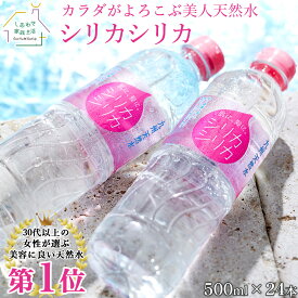 【ふるさと納税】九州天然水 シリカシリカ 500ml×24本 シリカ水 ミネラル ナチュラルミネラルウォーター