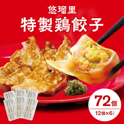 悠瑠里特製鶏餃子 72個