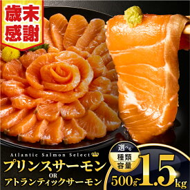 【ふるさと納税】【歳末感謝】年内発送 12月17日まで受付【種類・内容量・発送時期が選べる】プリンスサーモン or アトランティックサーモン or 食べ比べ セット 骨なし 鮭 シャケ サケ サーモン 個包装 小分け パック ブロック 魚 魚介類 人気 おすすめ ふるさと 宮崎市