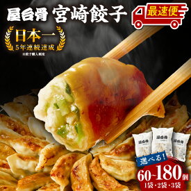 【ふるさと納税】【選べる内容量】《最短2週間以内発送》【簡易包装】屋台骨 宮崎餃子 餃子 セット 詰め合わせ パック 小分け 惣菜 お惣菜 おつまみ つまみ おかず お弁当 簡単調理 冷凍餃子 焼餃子 普段使い 冷凍食品 時短調理 時短 グルメ 宮崎名物 宮崎県 宮崎市 送料無料