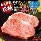 《最短2週間以内発送》《数量限定》《レビューキャンペーン》 宮崎牛ロースステーキ2枚(計500g) |ミヤチク 畜産農家応援 宮崎牛 牛肉 国産牛 ブランド牛 和牛 ロース ステーキ 冷凍 小分け 贈答用 贈答 贈り物 焼肉 BBQ グルメ 人気 記念日 誕生日 宮崎 |
