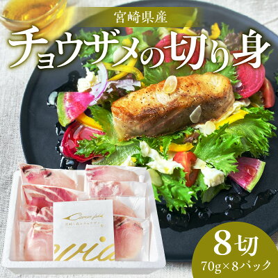 宮崎県産チョウザメの切り身70g×8パックセット