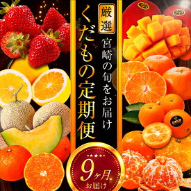 【ふるさと納税】青果店厳選！「くだもの定期便Vol.3」(全9回)いちご きんかん 日向夏 種無し日向夏 露地日向夏 太陽のタマゴ ライチ 温室みかん 温州みかん 津之輝 定期便 果物 フルーツ 青果 果物定期便 フルーツ定期便 贈答 贈り物 ギフト グルメ 取り寄せ おすすめ 人気