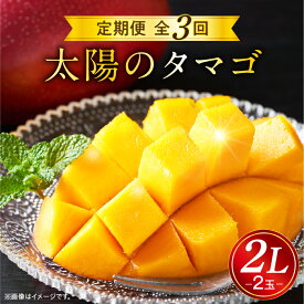 【ふるさと納税】《2026年発送 先行予約》【数量・期間限定】 太陽のタマゴ 2L 2玉 定期便 全3回 完熟 マンゴー 果物 フルーツ ブランド 旬 旬の果物 スイーツ デザート 青果物 贈り物 ギフト プレゼント 贈答 おすそ分け ご褒美 定期 南国フルーツ 宮崎 おすすめ 宮崎市