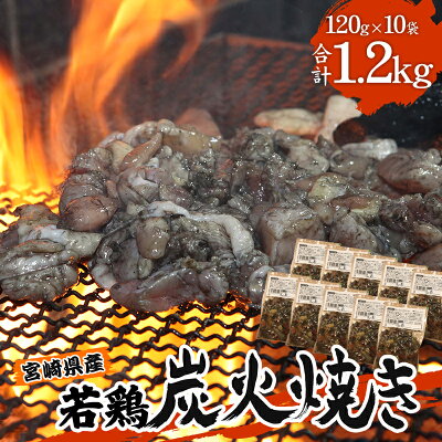 宮崎県産若鶏炭火焼き 