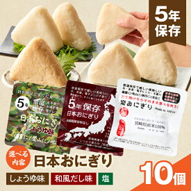 【ふるさと納税】【選べる内容】日本おにぎり しょうゆ 和風だし 塩 おにぎり おむすび 備蓄 備蓄用 ストック 非常用 調理不要 常温保存 災害対策 非常食 長期保存 保存食 地震対策 アイテム アウトドア キャンプ 宮崎県産 うるち米 醤油味 宮崎県 宮崎市 送料無料