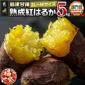 【ふるさと納税】【新春福袋★2026】島津甘藷 熟成紅はるか 5kg(2L〜M) - 紅はるか 2L〜M 5kg サイズ未選別 産地直送 さつまいも サツマイモ 九州 国産 土付き 送料無料 LD-A701-F2026【宮崎県都城市は2年連続ふるさと納税日本一！】