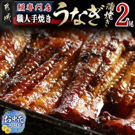 【ふるさと納税】【お中元】鰻専門店・職人手焼きの本格うなぎ蒲焼き2尾 - 鰻蒲焼 2尾 タレ付き 国産うなぎの蒲焼き 特製たれ付き 職人手焼き 鰻/うなぎ/ウナギ ギフト 期間限定 送料無料 MJ-3305-SG【宮崎県都城市は令和4年度ふるさと納税日本一！】