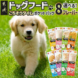 【ふるさと納税】【フレーバー・お届け月が選べる】ドッグフード ごちそうタイム - 犬用フード 国産若鶏 小容量タイプ スリムパウチ フレーバーが選べる ポスト投函でお届け 送料無料 SKU-3310【宮崎県都城市は2年連続ふるさと納税日本一！】