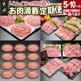 【ふるさと納税】【お届け回数が選べる！】「どんぐりの恵み豚」お肉満載定期便 - 万能スライス/バラエティ/こま切れなど セット 5ヶ月/10ヶ月 送料無料 SKUT-1102【宮崎県都城市は令和4年度ふるさと納税日本一！】